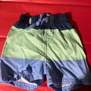 Kids Navy and Light Blue swim Shorts